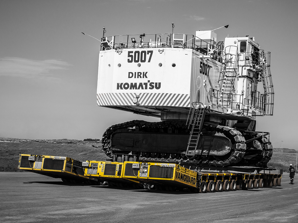 On-site relocation of mine vehicles - Vanguard