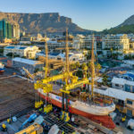 Vanguard Europa Lift & Righting - Cape Town Dry Dock - Tues 25 July 2023