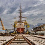 Vanguard Europa Lift & Righting - Cape Town Dry Dock - Wed 26 July 2023